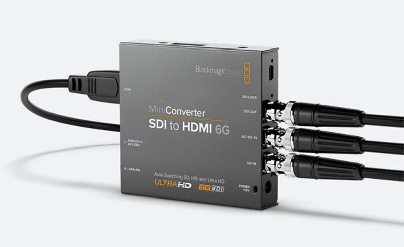 业界成员之一的6G-SDI转换器带您步入Ultra HD制作