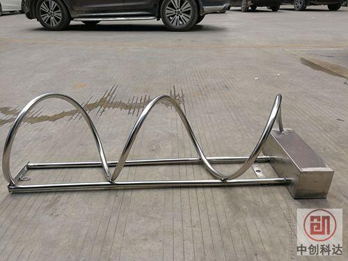 凉山专业生产不锈钢自行车停放架