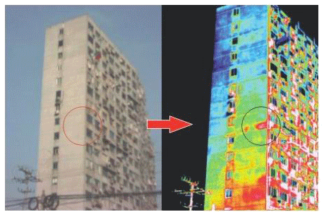 嘉兴房屋鉴定机构红外热像法检测建筑外墙饰面层粘结缺陷
