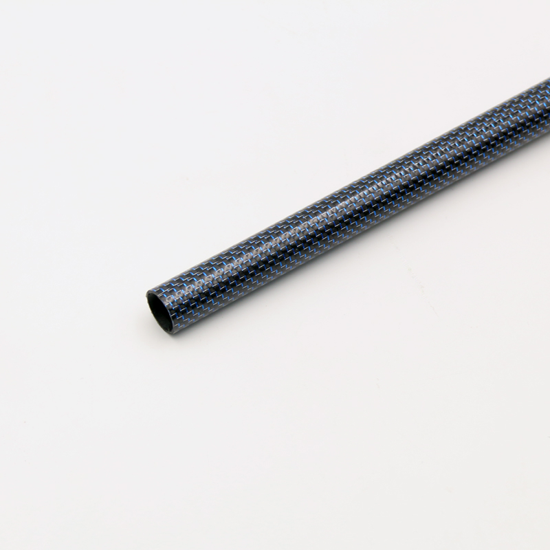 耐磨防腐蚀碳纤维管装饰配件3k斜纹彩色碳卷管