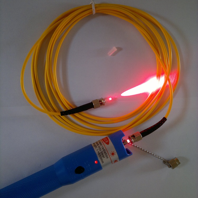 厂家直销光纤测试笔红光源红光笔30mw30公里可视故障探测仪