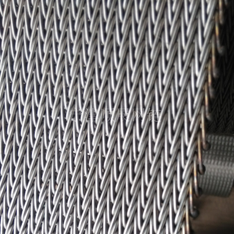 人字型加密不锈钢网带镀锌铁丝输送网带