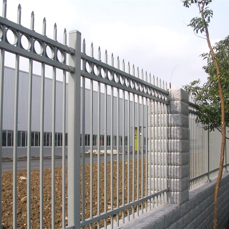 铁艺草坪护栏 幼儿园围栏 锌钢围墙护栏 小区工厂围墙栏杆 别墅护栏