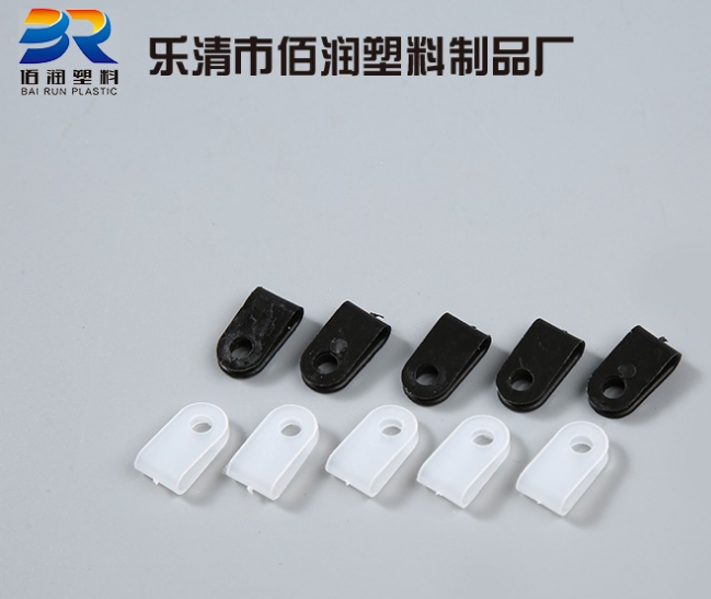 R型线夹 全新PE料尼龙塑料U型R形电线电缆固定理线夹3.3