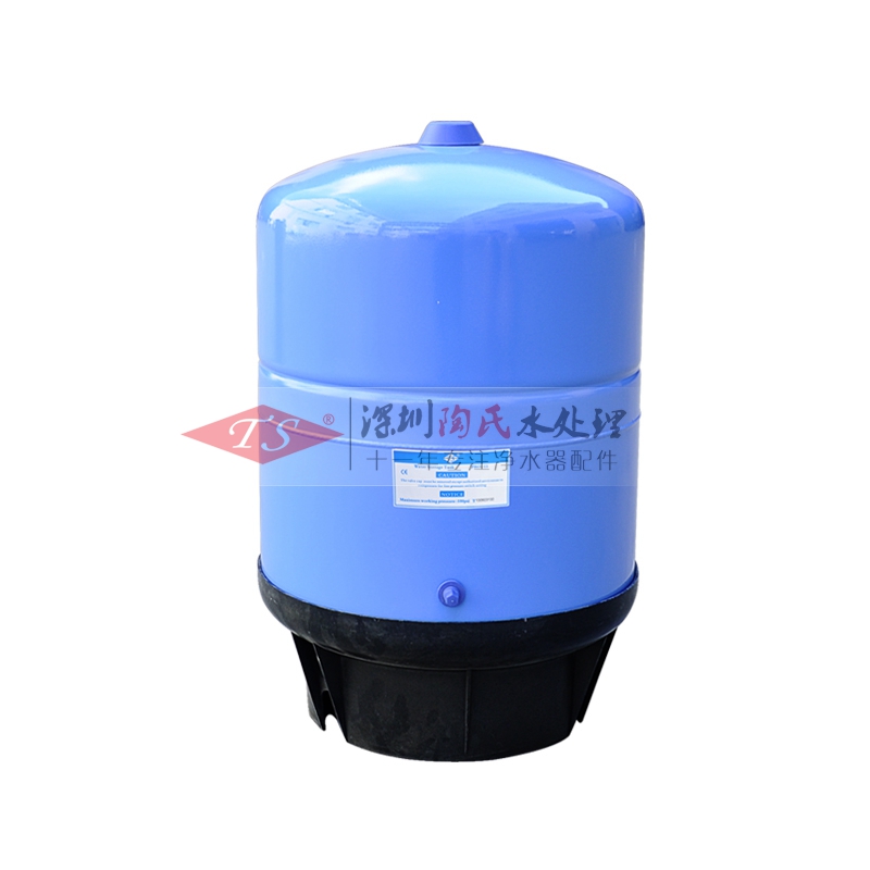 TS陶氏商用净水器11G蓝色碳钢 商用储水桶 11G压力桶储水罐厂