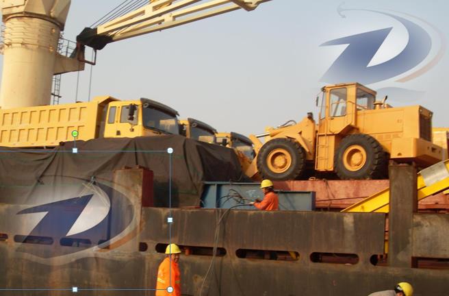 上海散杂船挖掘机出口东非坦桑尼亚