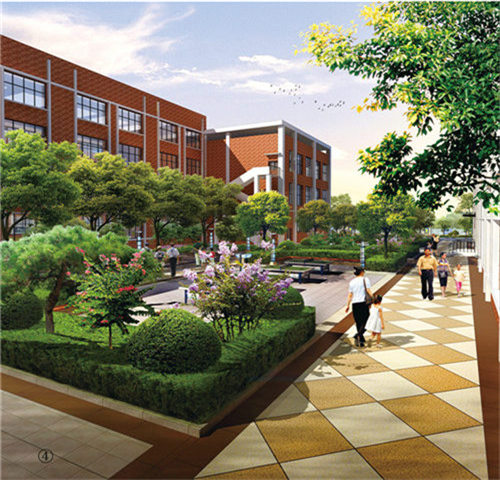 河南郑州专业楼顶花园园艺景观绿化效果图设计