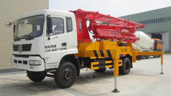 厂家直销东风26米小型水泥泵车