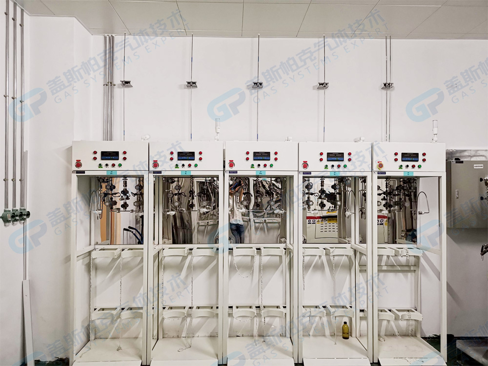 实验室气体安装|气瓶架