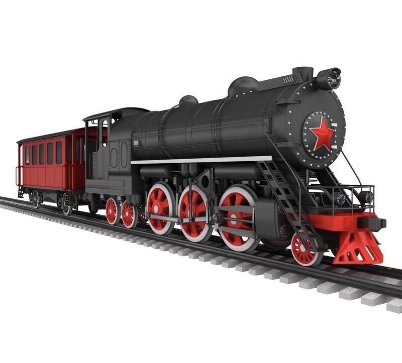 大型蒸汽火车模型出租出售老式复古动力火车头制作厂家