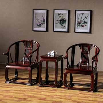 红木皇宫椅-黑酸枝皇宫椅三件套-红木家具-红木皇宫椅图片