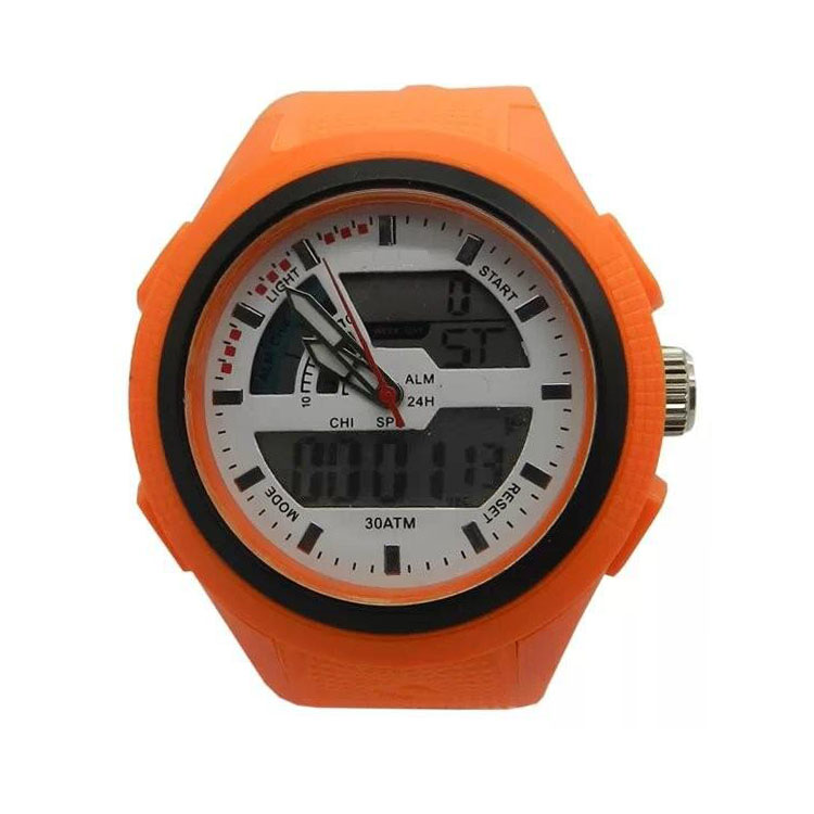 亚马逊热销时尚**多功能防水户外运动双显电子手表