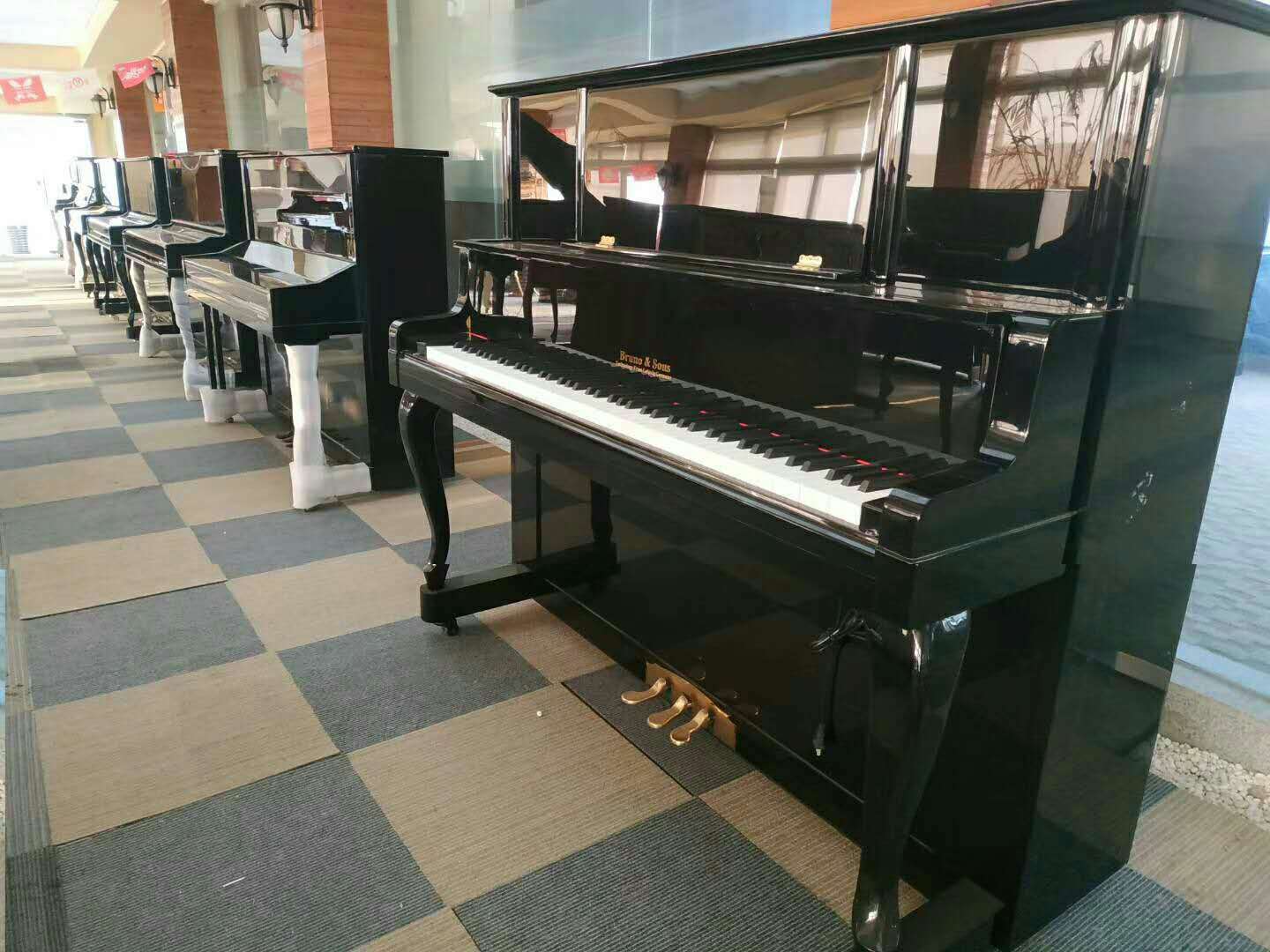 厂家批发全新布鲁诺钢琴 二手雅马哈钢琴