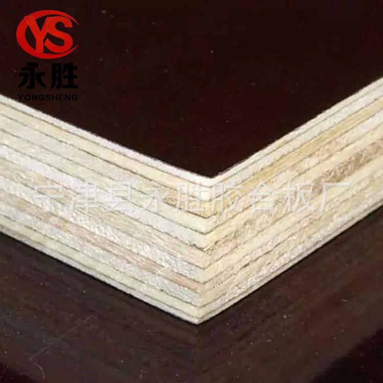 厂家供应杨木整板整芯建筑模板-覆膜板 密度高防水效果好