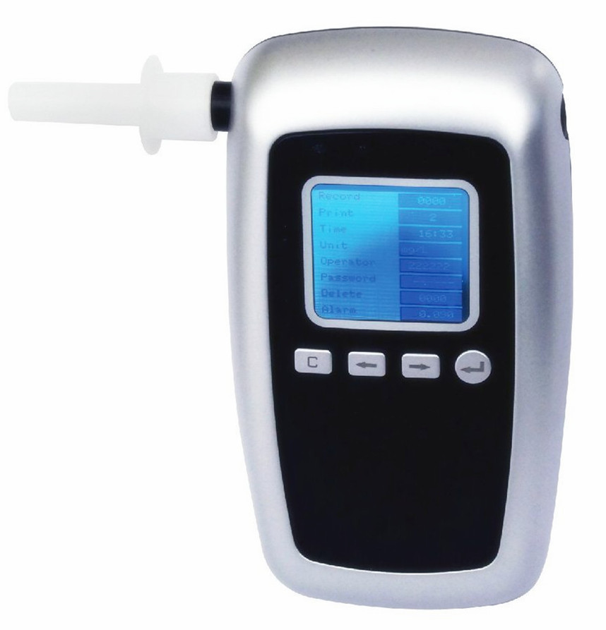 青岛路博AT8100呼出气体酒精含量探测器 采用电化学酒精传感器，高可靠、高精度