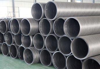 北京厂家直销HDPE双平壁钢塑复合排水管