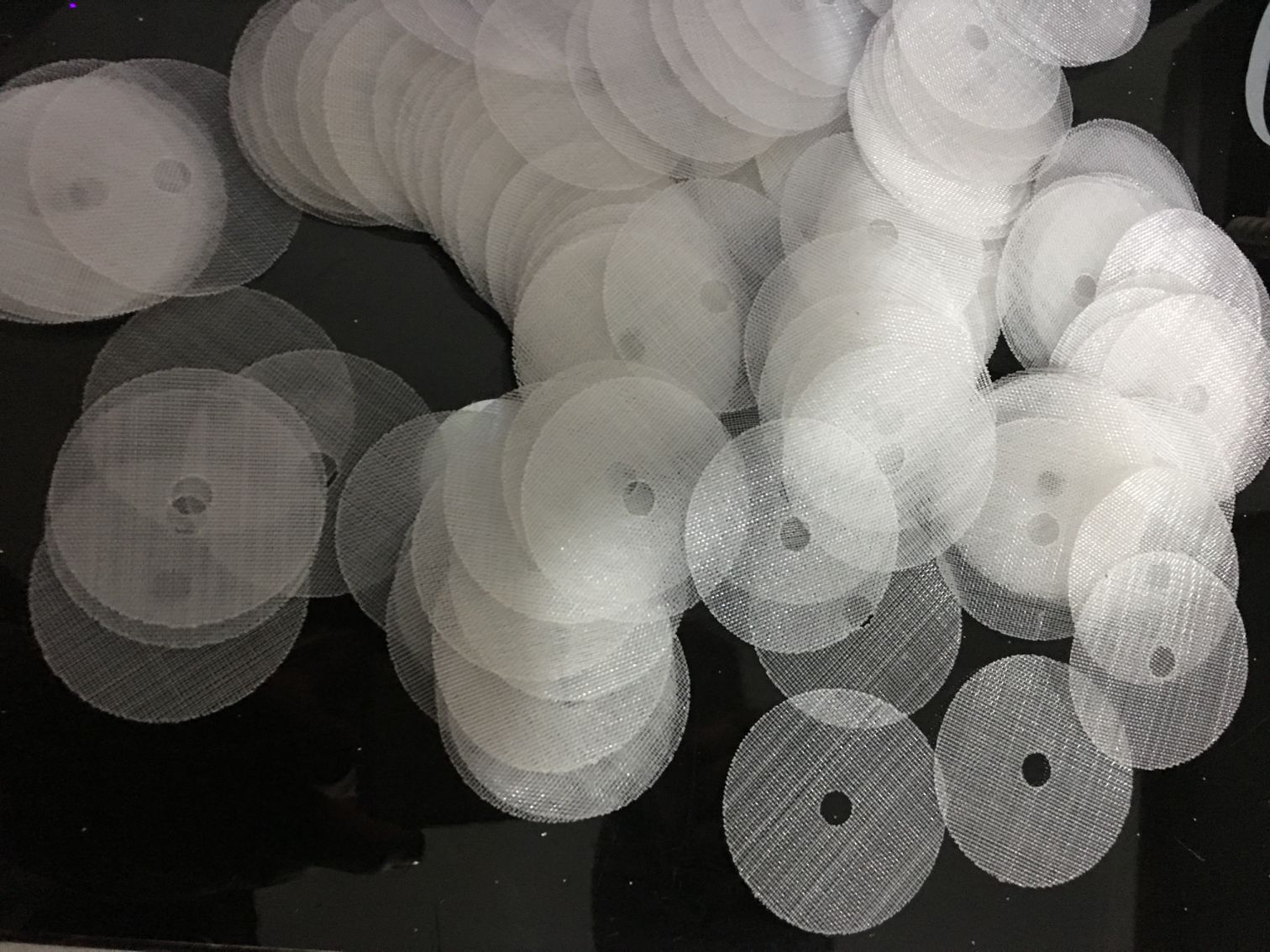 600目净水器过滤圆片 定制各种规格尼龙过滤网方片