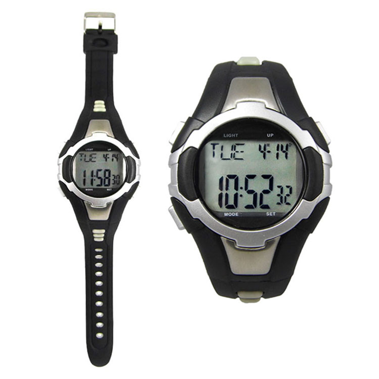 厂家生产批发新款多功能运动带计步器测心率手表