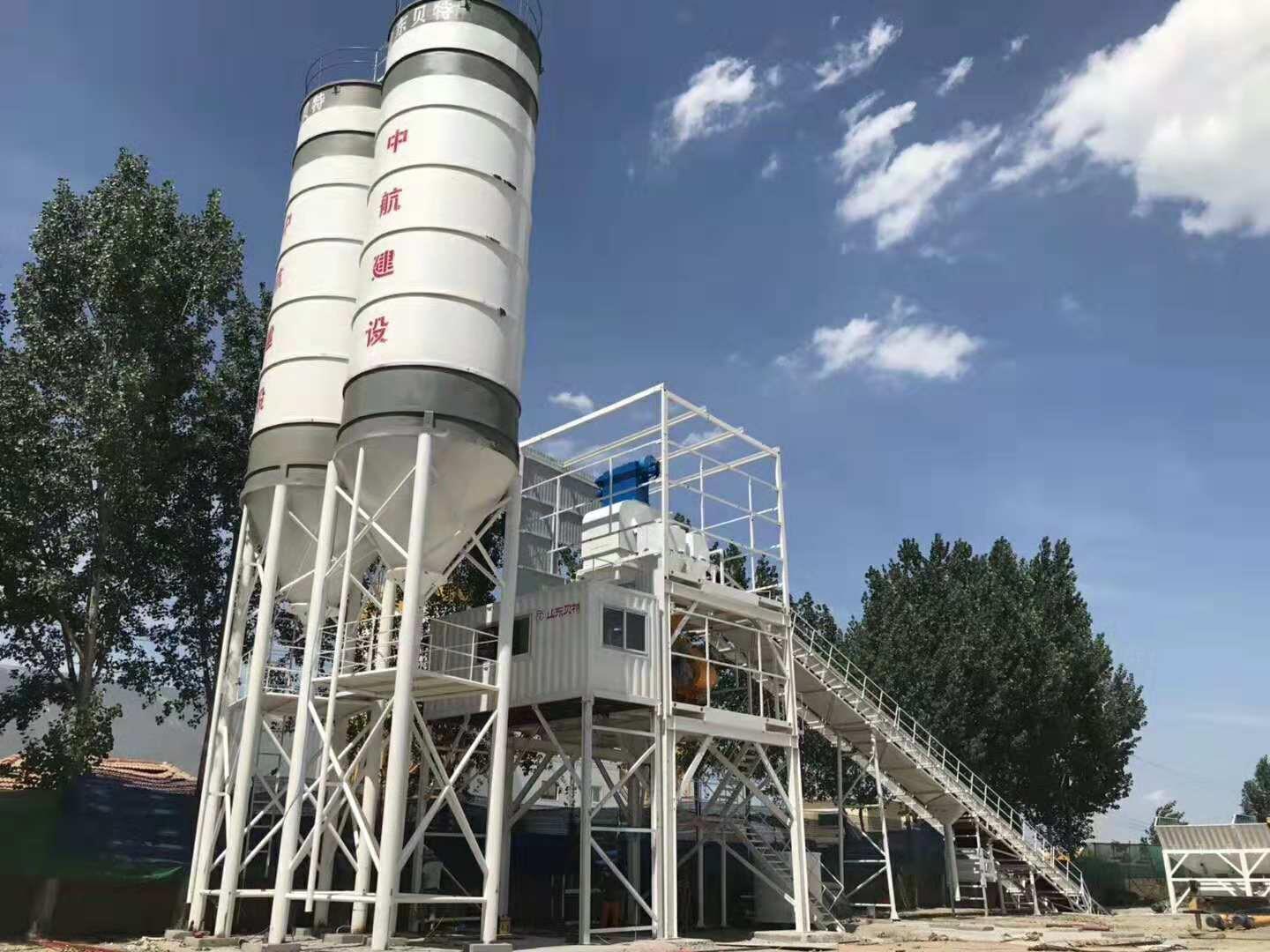 新疆环保混凝土拌和站公司 HZS120混凝土拌和站