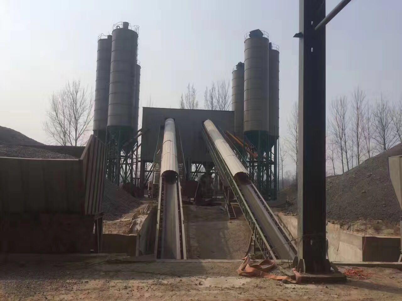 郑州环保混凝土拌和站电话 HZS180混凝土拌和站