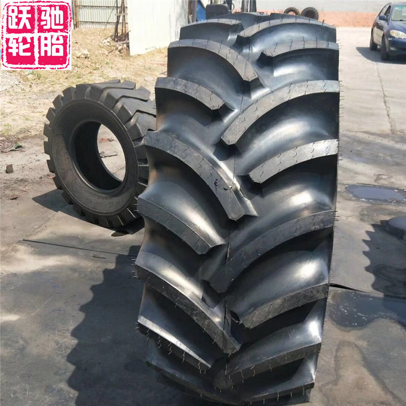 厂家直销农用拖拉机轮胎 16.9-28 15-24 小麦玉米收割机轮胎 R-1人字花纹 农用轮胎 全新