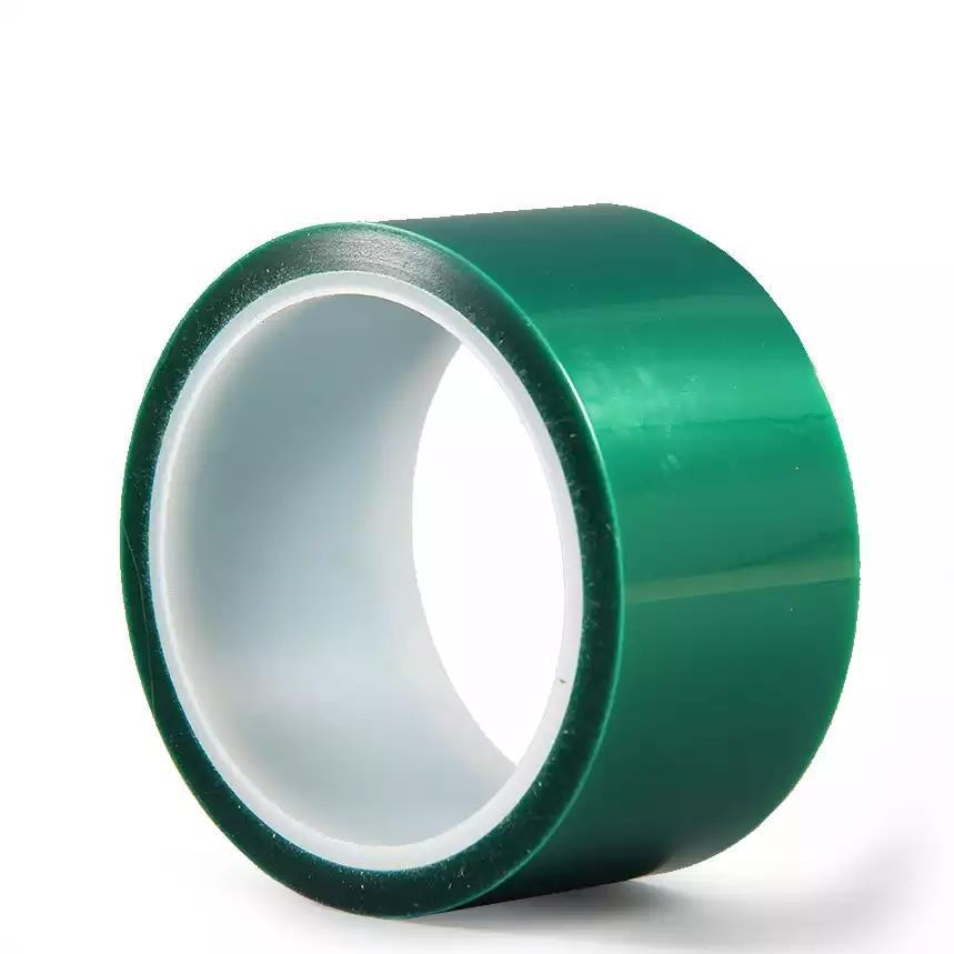 西安绿色PET耐高温180度0.05厚硅胶胶带厂家
