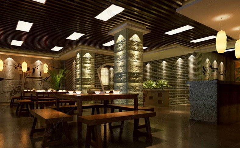 郑州创意菜餐厅装修设计公司-京创装饰餐饮全案设计