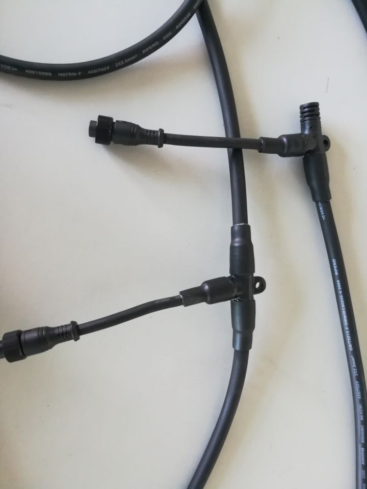橡胶线T型三通连接线