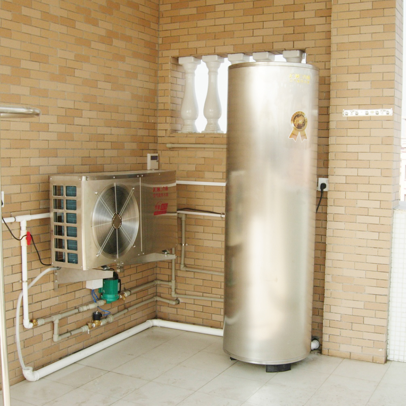 别墅空气能热水器热水循环系统空气源热泵中央热水系统