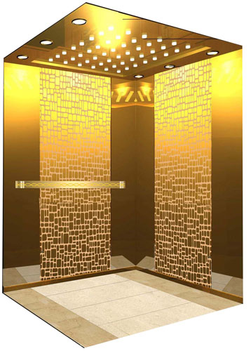 黒龙江电梯蚀刻板 彩色不锈钢镜面蚀刻电梯轿厢板