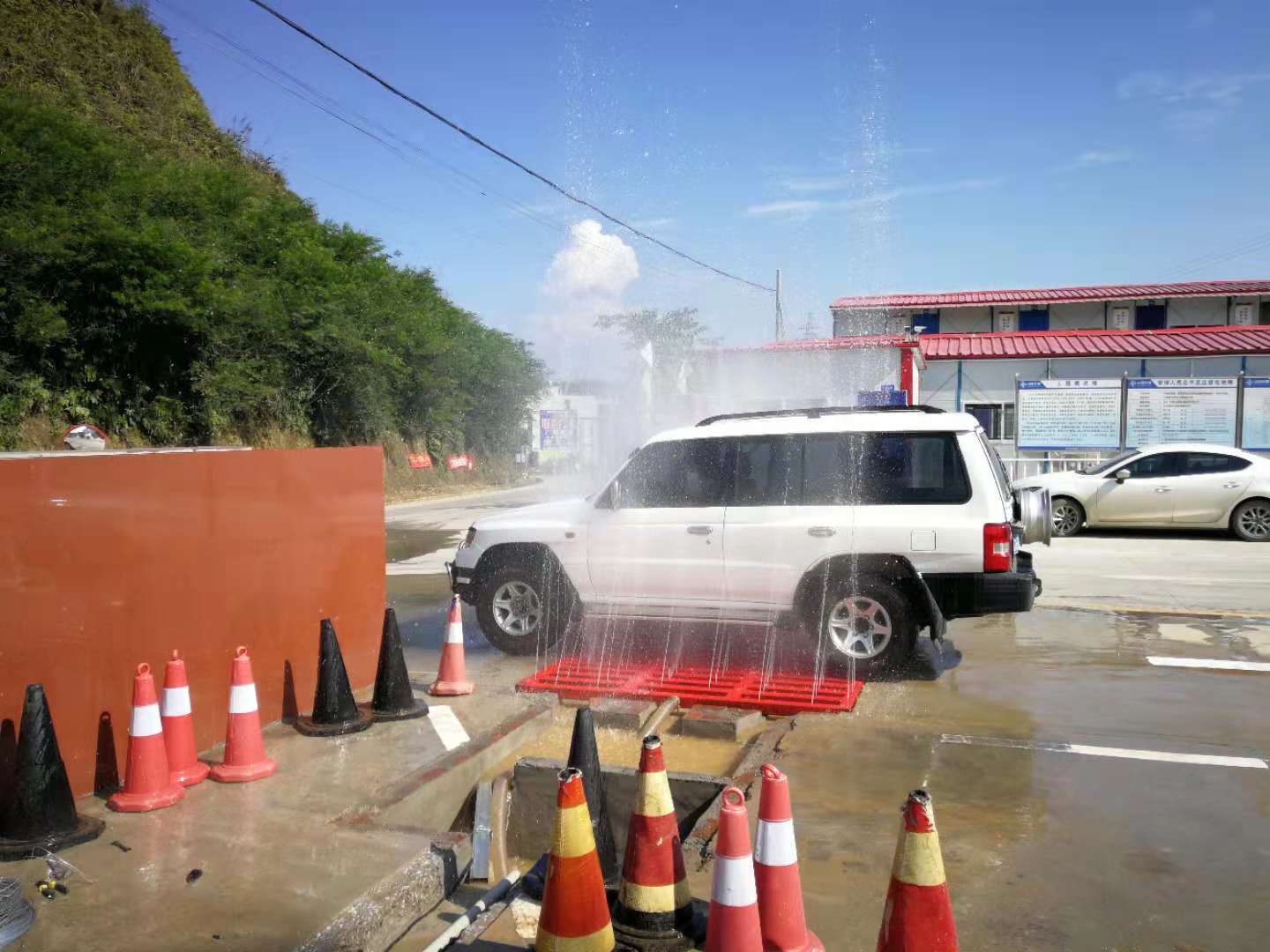 容县工程洗车机-循环用水