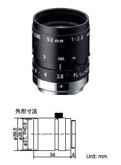 理光镜头FL-CC1614-2M