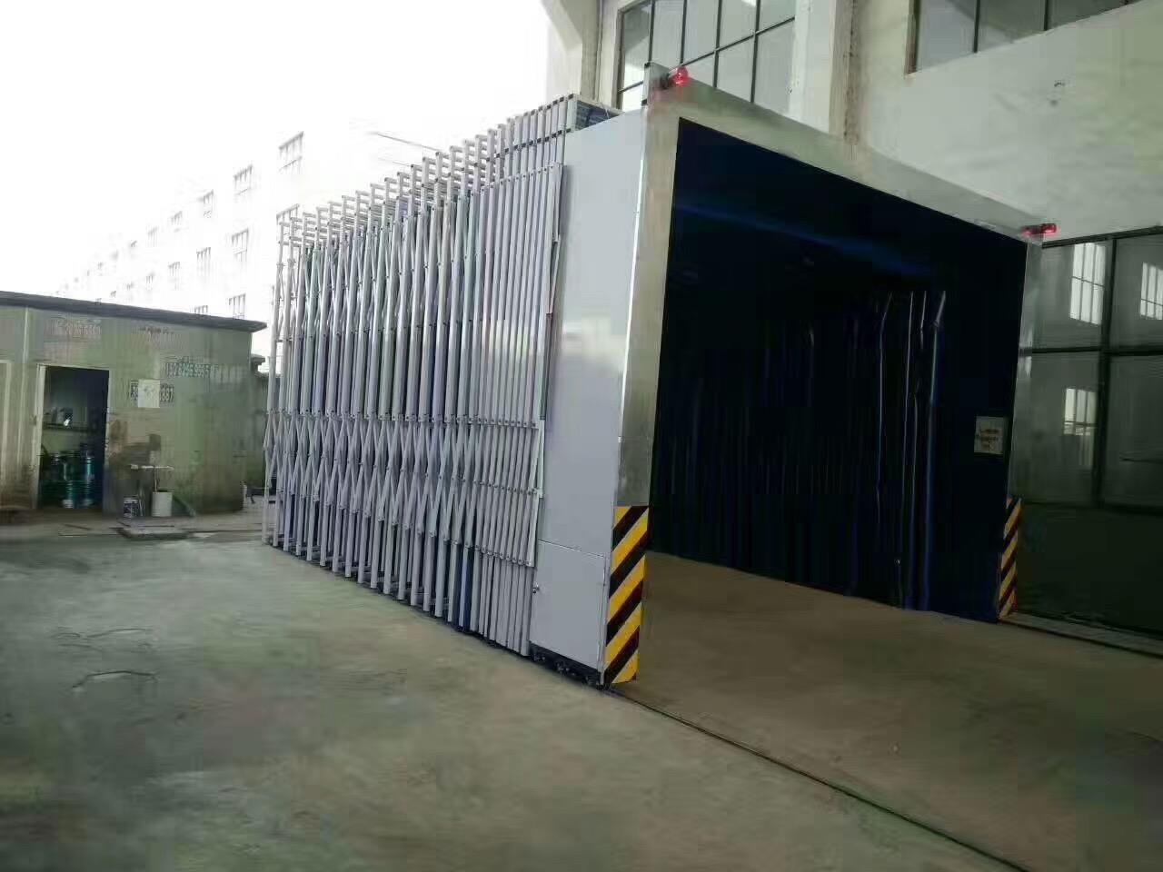 滁州环保钢结构**移动伸缩喷漆房规格 新迈