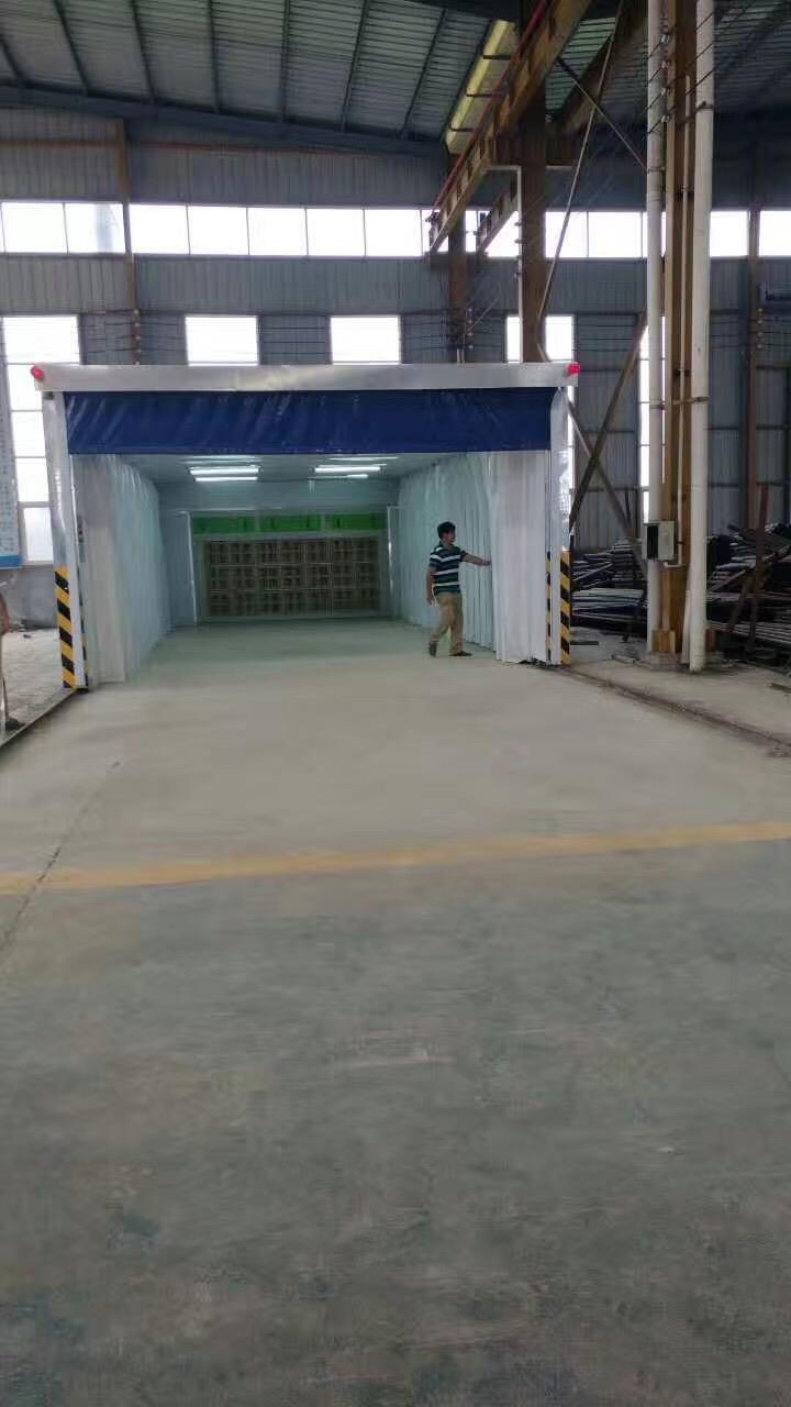 滁州环保钢结构**移动伸缩喷漆房规格