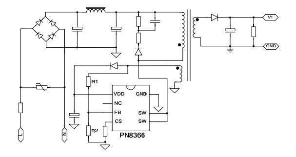 PN8366led电源ic厂家