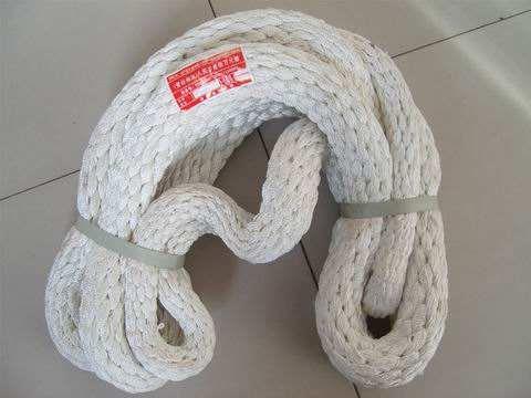手工编织千斤绳 传统工艺特色产品