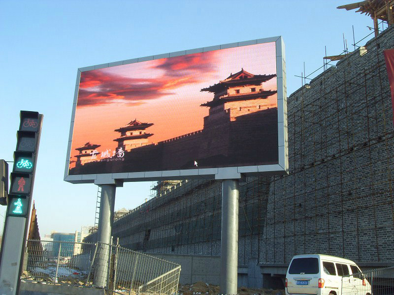 深圳户外P3高清全彩LED电子广告显示屏厂家直供