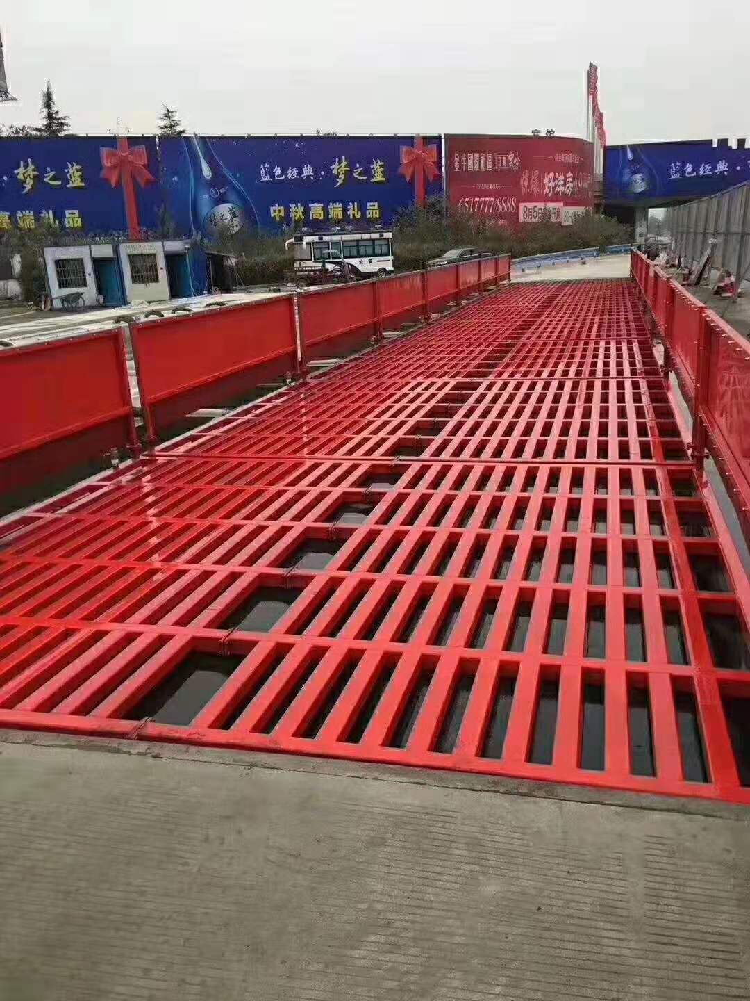 深圳罗湖区工程洗车机现场安装示范图