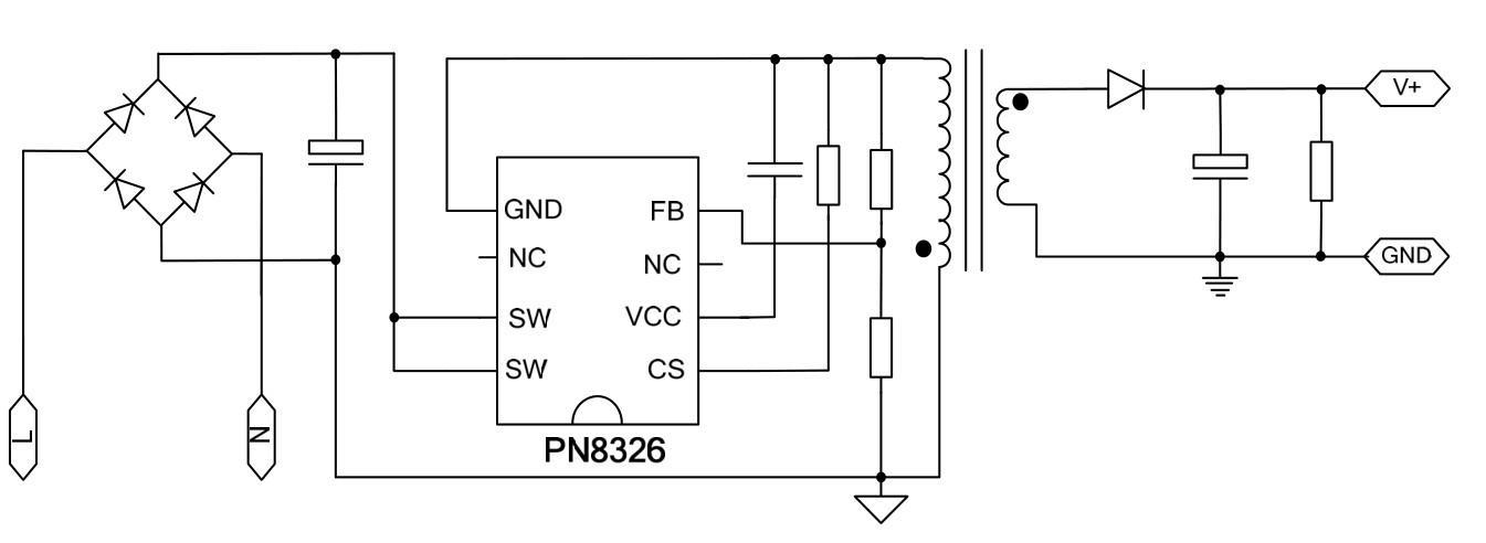 PN8326led恒流驱动芯片 骊微电子芯朋微一级代理