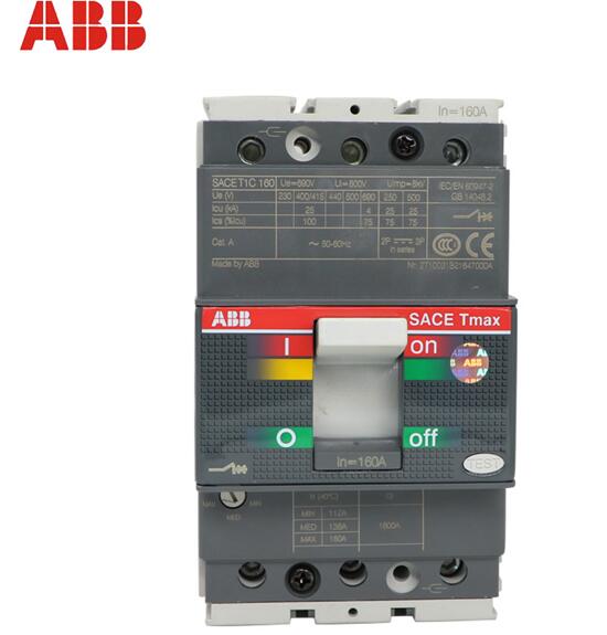 断路器直流3P125A品牌ABB电流160A125A100A80A型号T2N160DC良鑫科技常用
