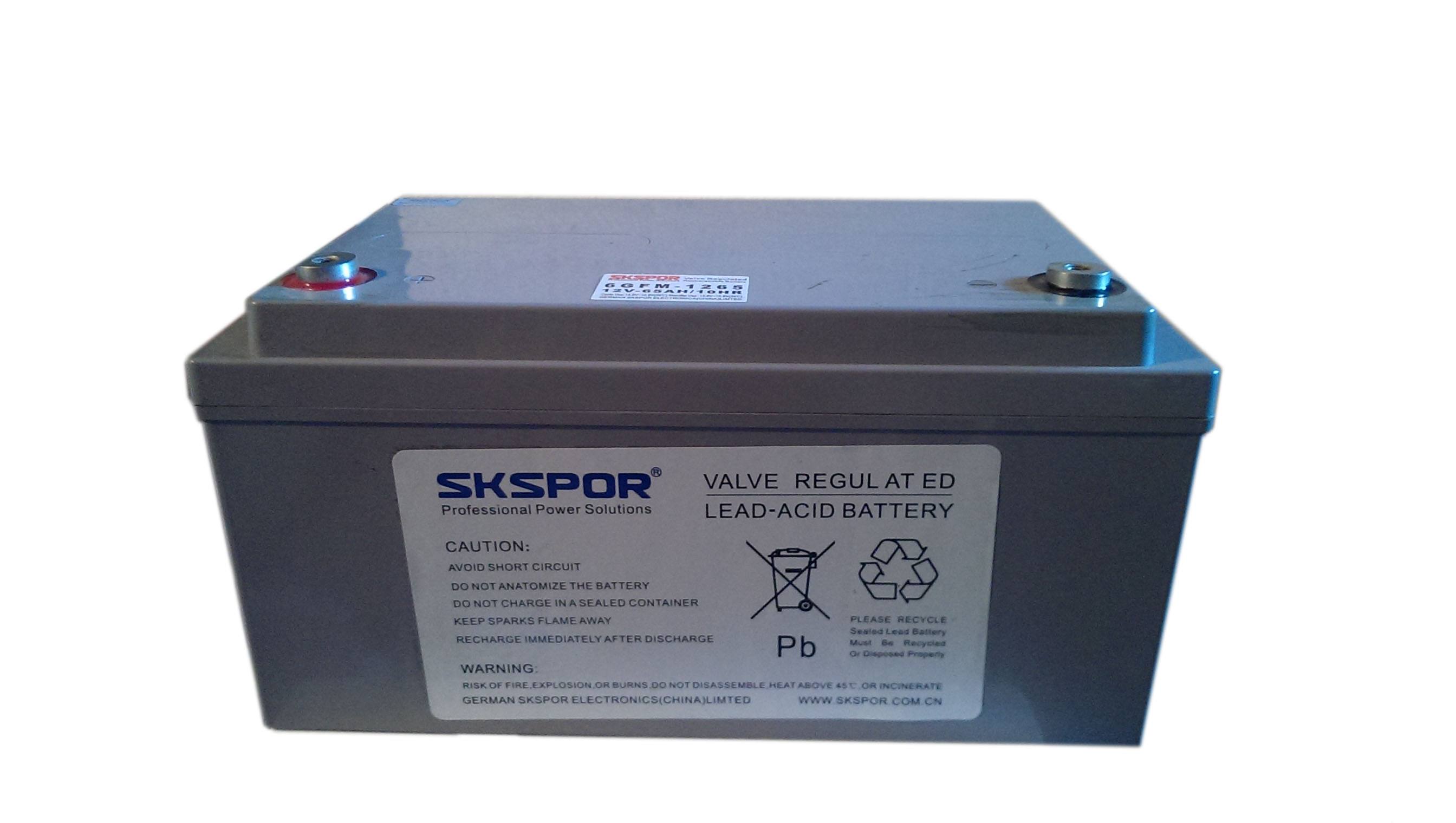 苏克士SKSPOR6GFM1238/12V38AH蓄电池免维护
