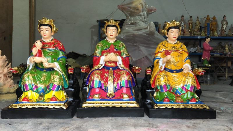 大小型佛像批发厂家送子娘娘 泰山奶奶 十二老母九龙圣母