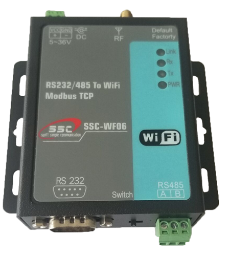 WiFi串口服务器232/485转WiFi支持Modbus RTU转 TCP 带手机APP