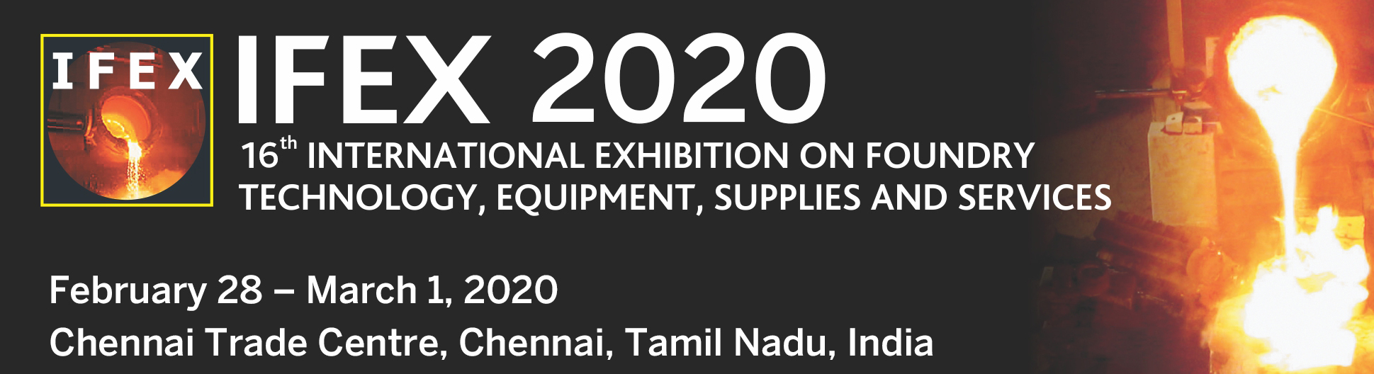 2020年印度*16届国际铸造展IFEX 2020