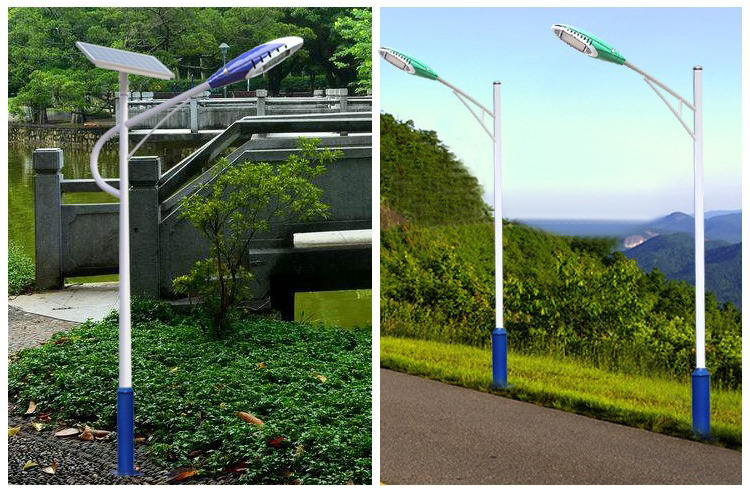 定制6米80w太阳能路灯高杆户外LED路灯新农村公路高杆灯