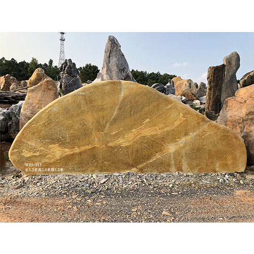 黄蜡石价格 刻字景观石 园林景观石大型门牌石