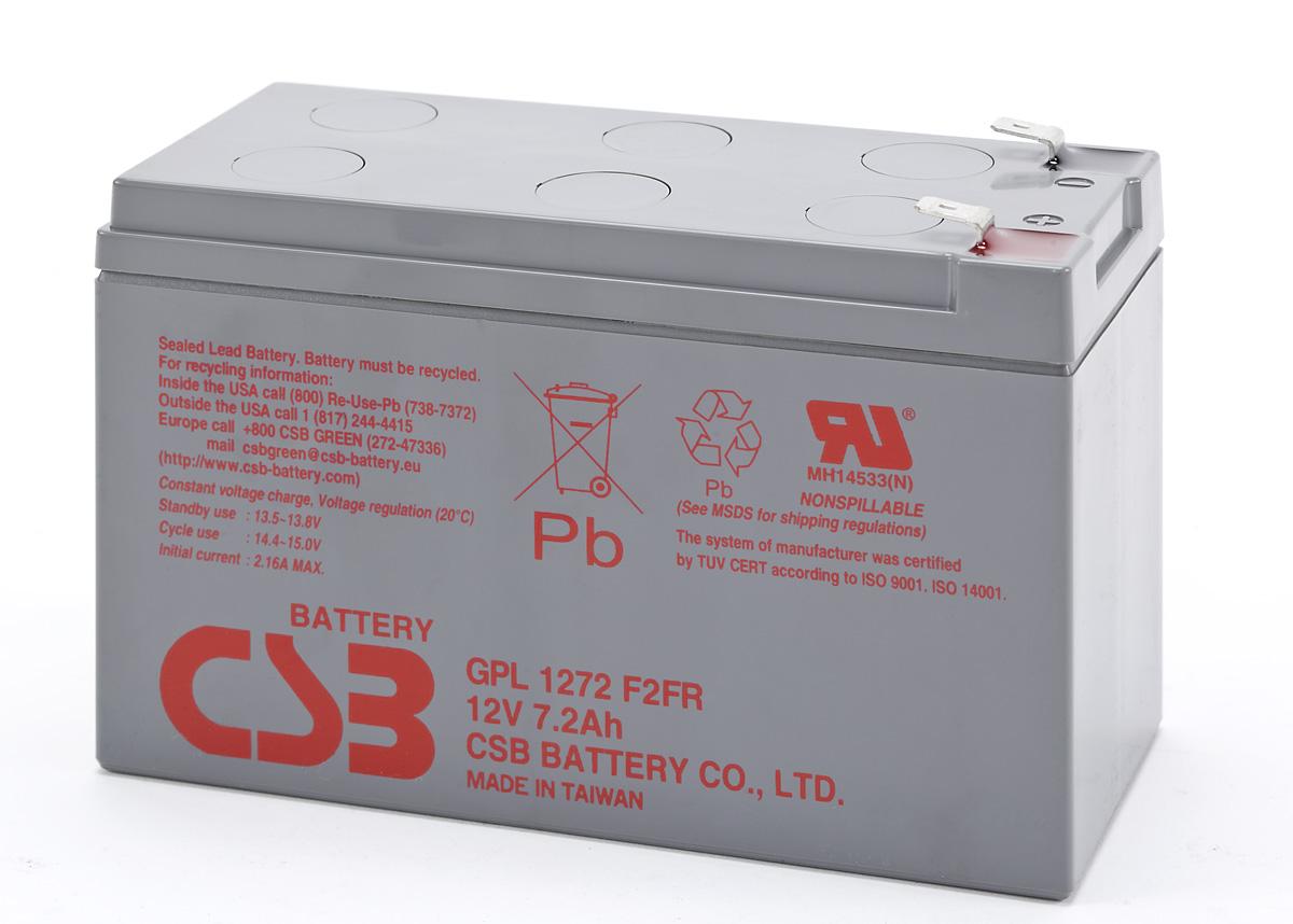 CSB蓄电池GPL1272 12V7.2AH