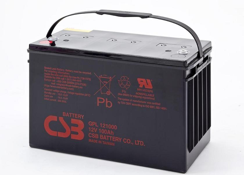 CSB蓄电池GPL121000 12V100AH