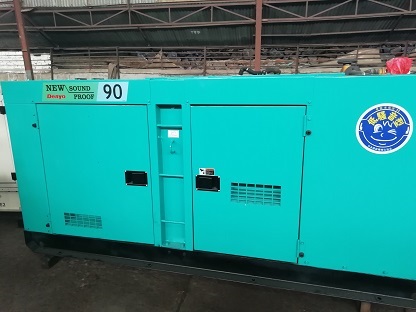现货丹东供应150KW电友三菱防音箱二手柴油发电机