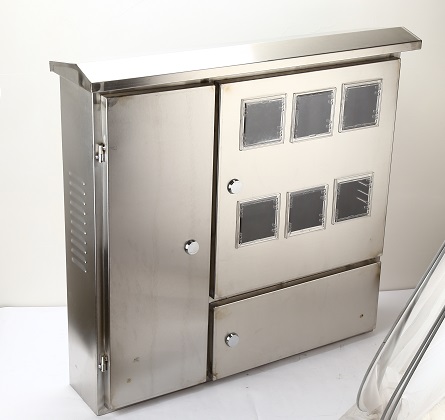 云南三相不锈钢电表箱 单相不锈钢户外防雨电表箱 昆明电表箱